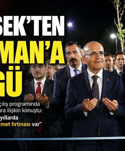 Bakan Şimşek: Batman’da muazzam bir hizmet fırtınası var