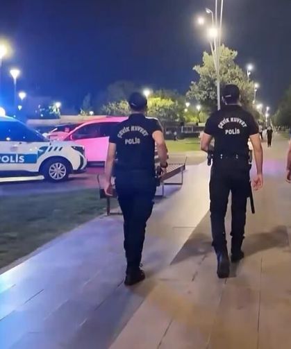 Polis Ekiplerinden Park ve Çevrelerinde 'Huzurlu Parklar' Denetimi