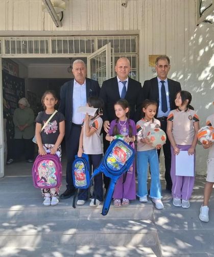Çermik'te Ders Başı Heyecanı: 300 Miniğe Okul Çantası Desteği