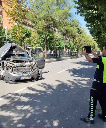 Kontrolden çıkan otomobil takla attı: 1 yaralı