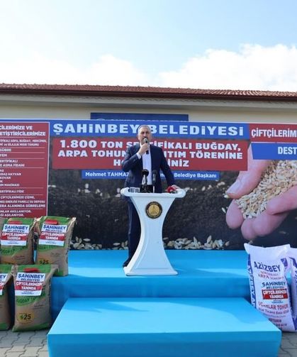 Şahinbey'den Çiftçilere 1800 Ton Tohum Desteği!