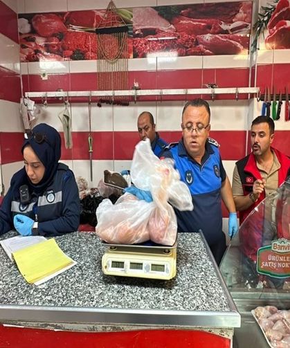 Şanlıurfa’da Gıda Denetimi: 170 Kilo Bozuk Et İmha Edildi
