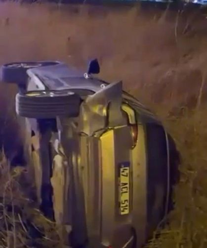 Zincirleme kaza: Cip sulama kanalına devrildi