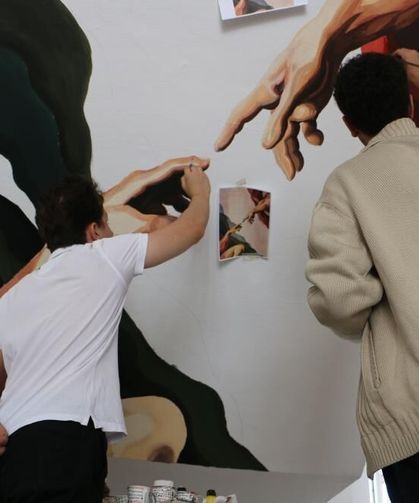 Diyarbakırlı Öğrenciler Okul Duvarlarını Sanat Eserine Dönüştürdü