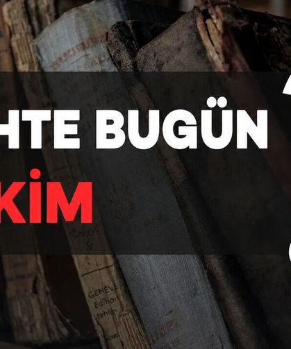 Tarihte Bugün: 1 Ekim'de Neler Oldu?