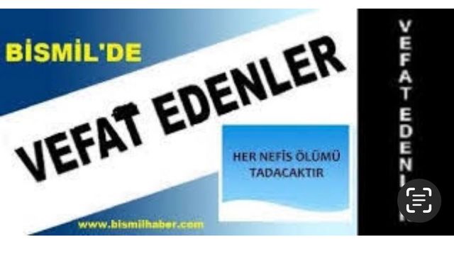Toktaş ailesinin acı günü;  Sultan Toktaş vefat etmiştir