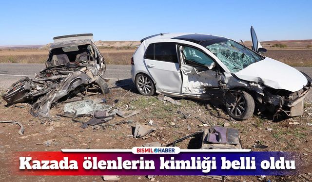 Bismil’de otomobilin parçalandığı kazada 2 kişi öldü