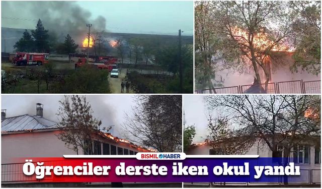 Diyarbakır’da okulda yangın: kullanılamaz hale getirdi