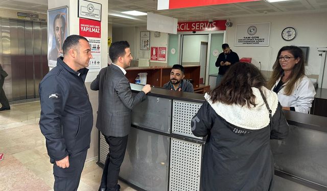Sendika temsilcisinden Diyarbakır’da sağlık çalışanlarına ziyaret