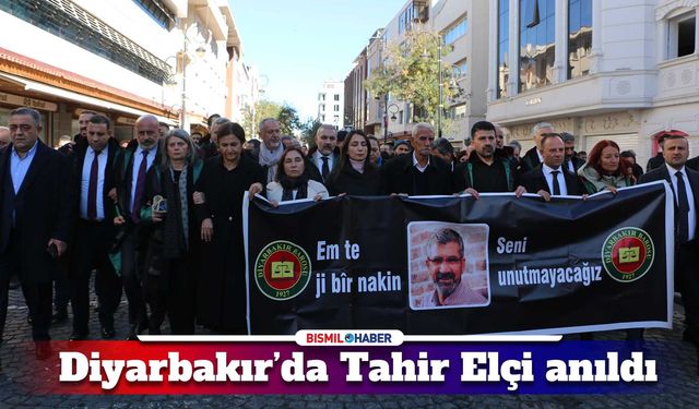 Diyarbakır’da 8 yıl önce öldürülen Tahir Elçi, vurulduğu yerde anıldı