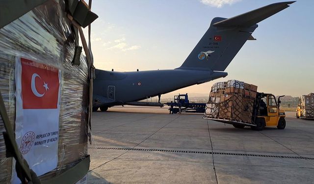 Türkiye, Gazze'ye 208 ton insani yardım gönderdi