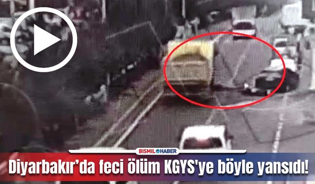 Diyarbakır’da feci kaza KGYS kamerasına yansıdı