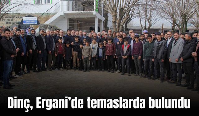 HÜDA PAR’ın Büyükşehir Adayı Dinç, Ergani’de vatandaşlarla buluştu