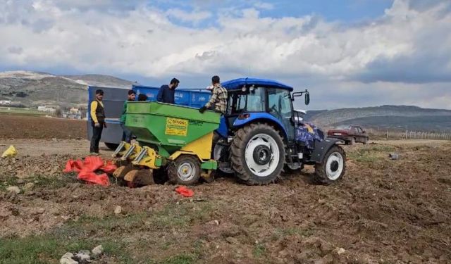 Diyarbakır'da patates ekim sezonu başladı