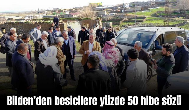 AK Parti Diyarbakır Büyükşehir Adayı Bilden’den besicilere ‘yüzde 50’ hibe sözü