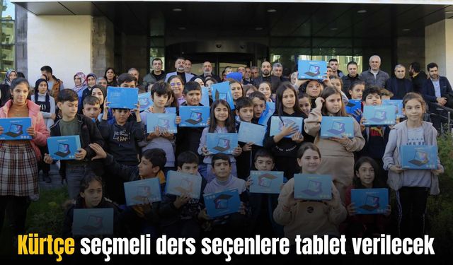 Diyarbakır’da Kürtçe seçmeli ders seçenlere tablet verilecek: Süre uzatıldı!