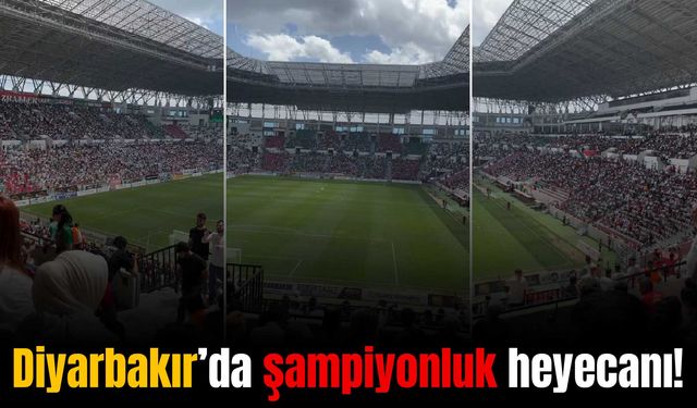 Amedspor – Iğdır FK maçı: Tribünler saatler öncesinden doldu!