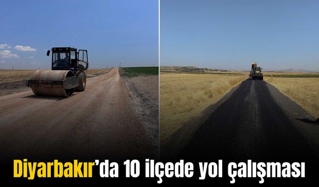 Diyarbakır’da 5 ilçede yol yenileme çalışması tamamlandı