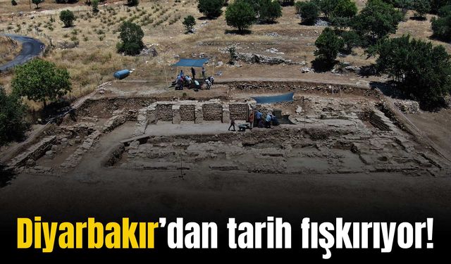 Diyarbakır Kulp’ta bin 500 yıllık kilise kalıntısında yeni eserler bulundu