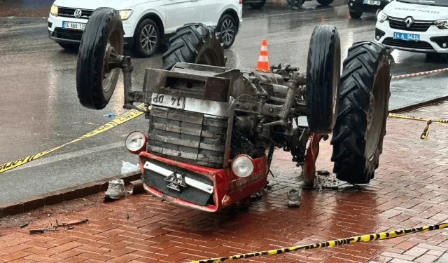 Traktör devrildi: Sürücü hayatını kaybetti