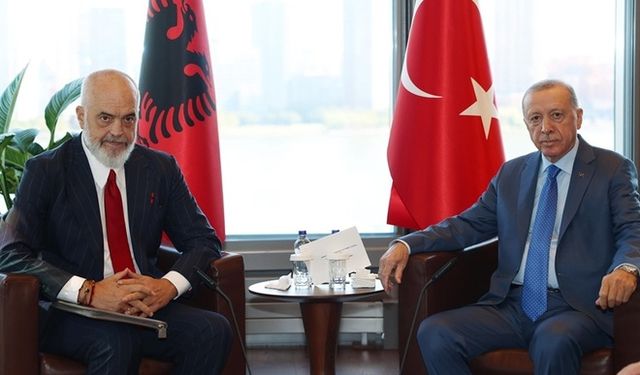 Cumhurbaşkanı Erdoğan, Arnavutluk Başbakanı Edi Rama'yı kabul etti!