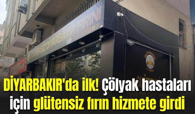 Diyarbakır'da ilk! Çölyak hastaları için glütensiz fırın hizmete girdi