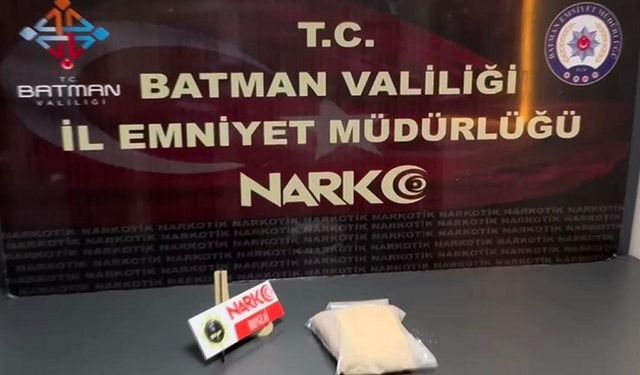 Batman'da uyuşturucu operasyonunda 2 tutuklama