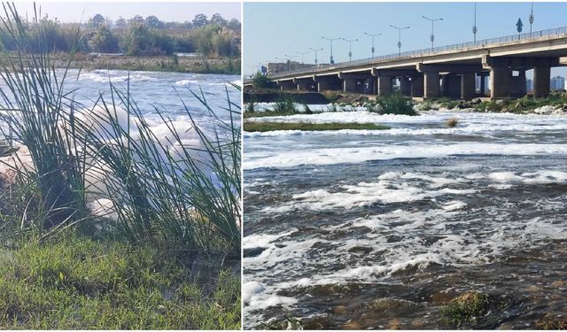 Bismil’de Dicle Nehri köpük akıyor: Vatandaşlar tedirgin