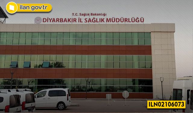 Diyarbakır İl Sağlık Müdürlüğü Kantin Kiralama İhale İlanı