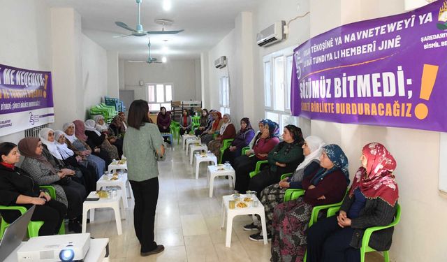 Bismil’de ‘25 Kasım Kadına Yönelik Şiddete Karşı Uluslararası Mücadele Günü’ etkinlikleri