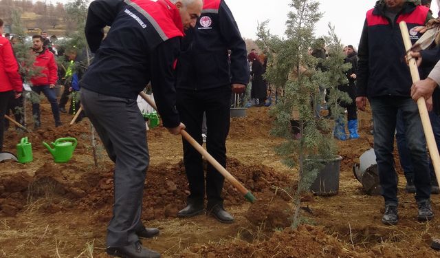 Malatya’da “Geleceğe Nefes” Temasıyla 15 Bin Fidan Toprakla Buluştu