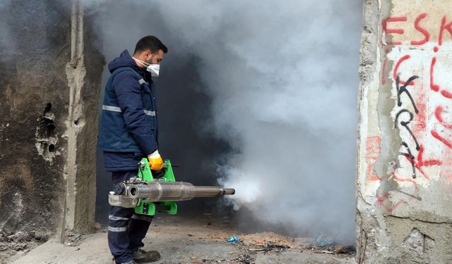 Diyarbakır’da İlaçlama Çalışmaları Kış Aylarında Da Sürüyor