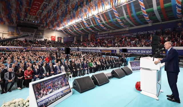 Cumhurbaşkanı Erdoğan Mardin’de partisinin 8. Olağan İl Kongresine katıldı