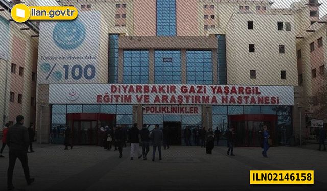 Diyarbakır’da Gazi Yaşargil Hastanesi İçin Bakım ve Onarım Hizmeti Alınacaktır