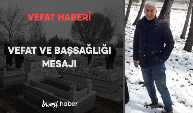 Şentepe Mahallesinde Nedim Kaya vefat etmiştir