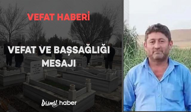 AŞAĞIOBA (MERXENDÊ) KÖYÜNDEN CENGİZ CİHANGİR VEFAT ETMİŞTİR