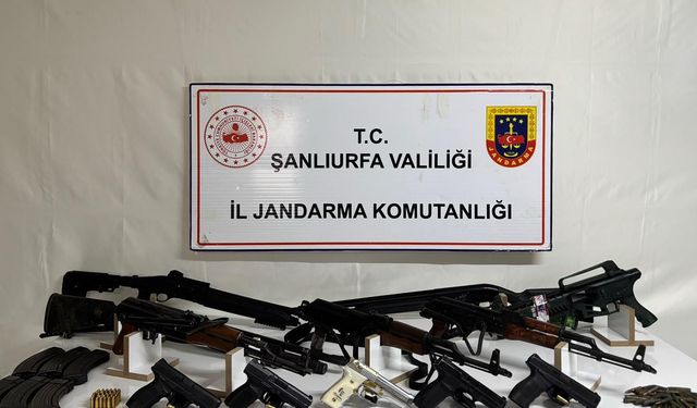 Kaçak silah operasyonunda 6 kişi gözaltına alındı.