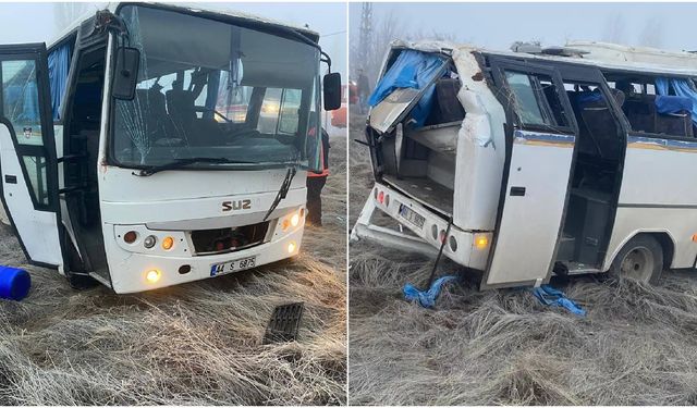 İşçi Servisi Şarampole Devrildi: 1 Ölü, 16 Yaralı