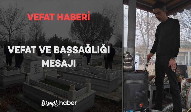 Bismil esnaflarından Mehmet Emin Poyraz vefat etmiştir