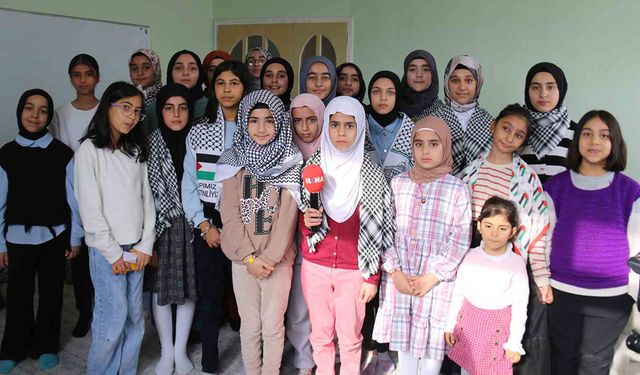 Diyarbakır Ergani’de çocuklar harçlıklarını Gazze'ye bağışladı