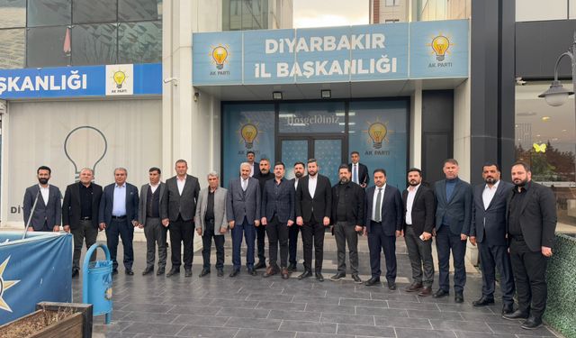 Diyarbakir Ak parti yeni il başkanına ziyaretler