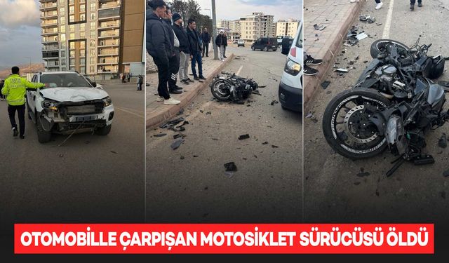 Siirt'te otomobille çarpışan motosiklet sürücüsü öldü