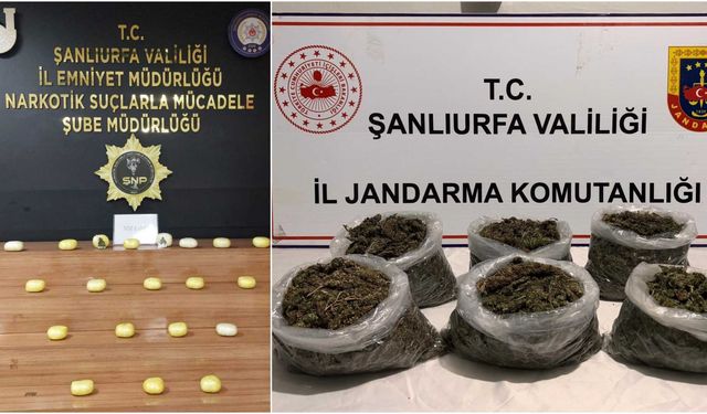 Şanlıurfa'da uyuşturucu operasyonu: 16 gözaltı