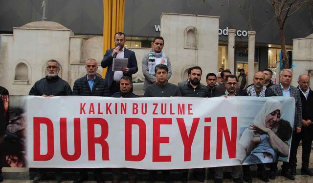 Gazze'deki Katliam Batman'da Protesto Edildi