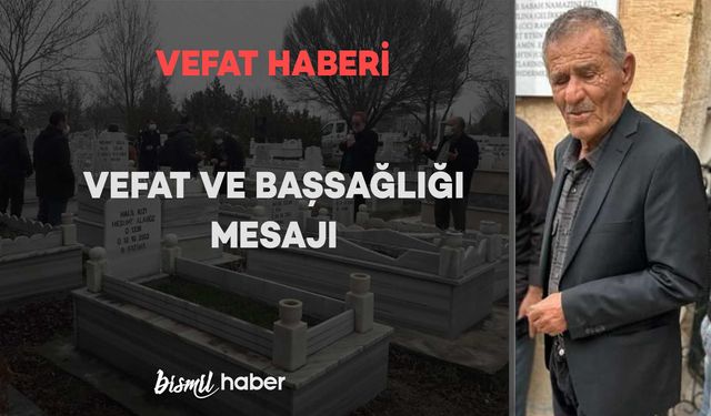 Aralık Köyünden Abdullah Bozkurt vefat etmiştir