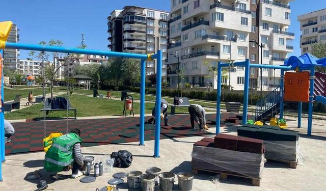 Belediye Parkları Yaza Hazırlıyor