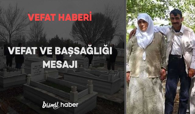 Meydan (Şorşup) Köyünden Hacı Sıdıka Ayaz vefat etmiştir