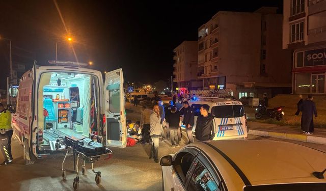 Yolun Karşısına Geçerken Kamyonet Çarptı: 1 Yaralı