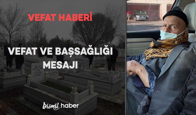 Yukarı Darlı Mahallesinde İsmail Athan vefat etmiştir