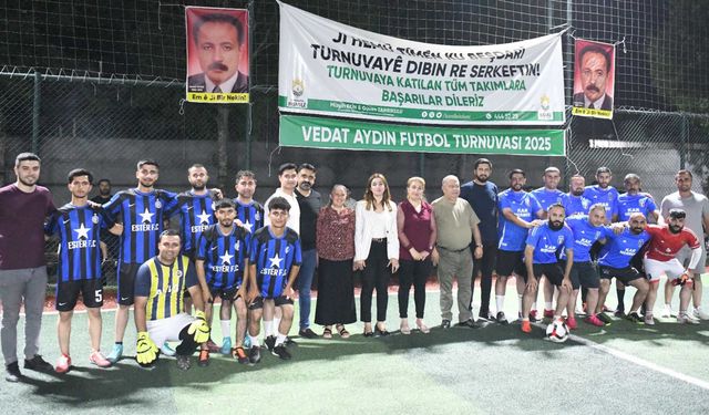 Bismil’de ‘Vedat Aydın Futbol Turnuvası’ sürüyor